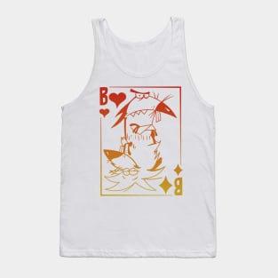 Poker Cards Beaver Tank Top